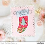 Pretty Pink Posh Eyelet Rectangles Dies