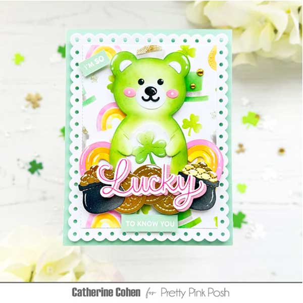 Pretty Pink Posh Lucky to Know You Stamp