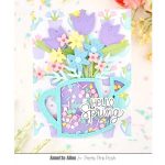 Pretty Pink Posh Stitched Spring Flowers Dies