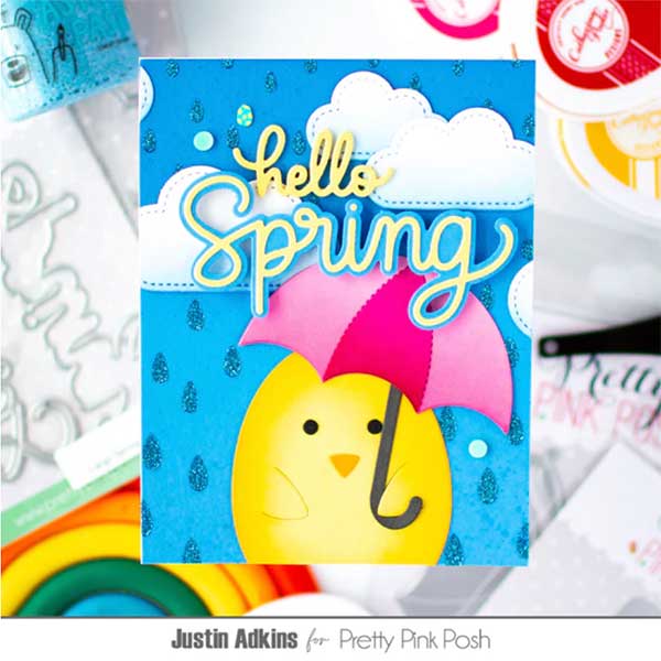 Pretty Pink Posh Large Spring Shadow Dies