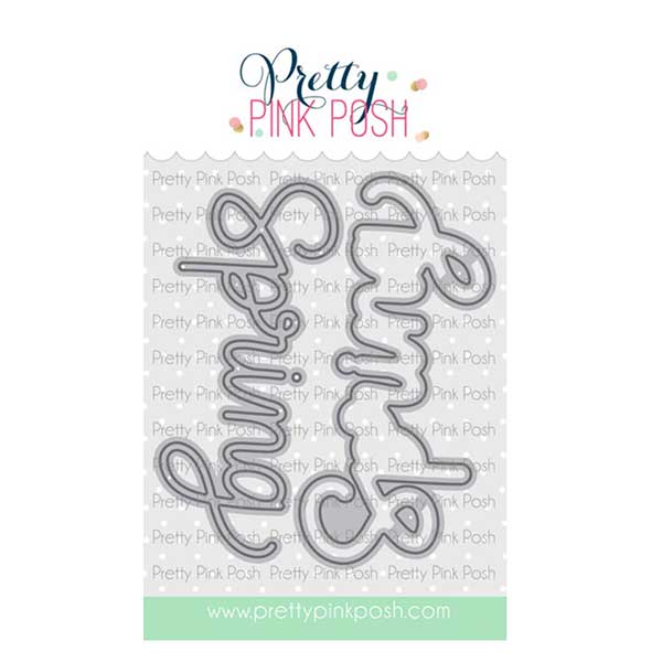 Pretty Pink Posh Large Spring Shadow Dies