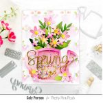 Pretty Pink Posh Watering Can Shaker Dies