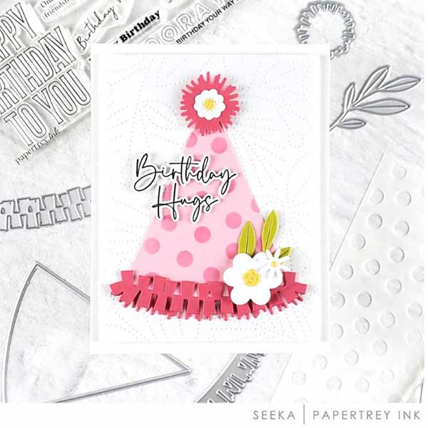 Papertrey Ink Build-A-Party Hat Stencil Collection