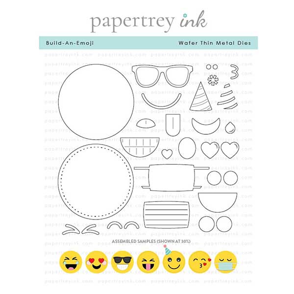 Papertrey Ink Build-An-Emoji Dies