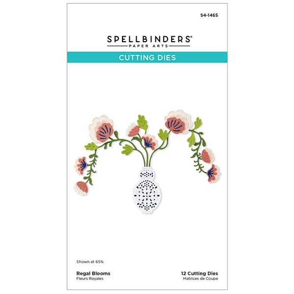 Spellbinders Regal Blooms Etched Dies
