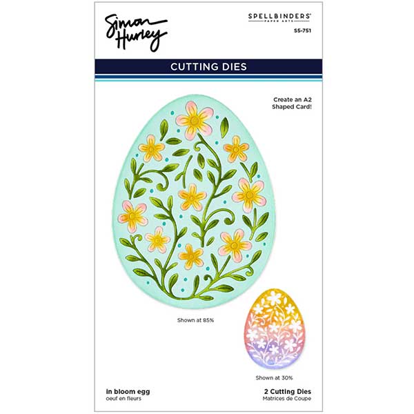 Spellbinders In Bloom Egg Etched Dies