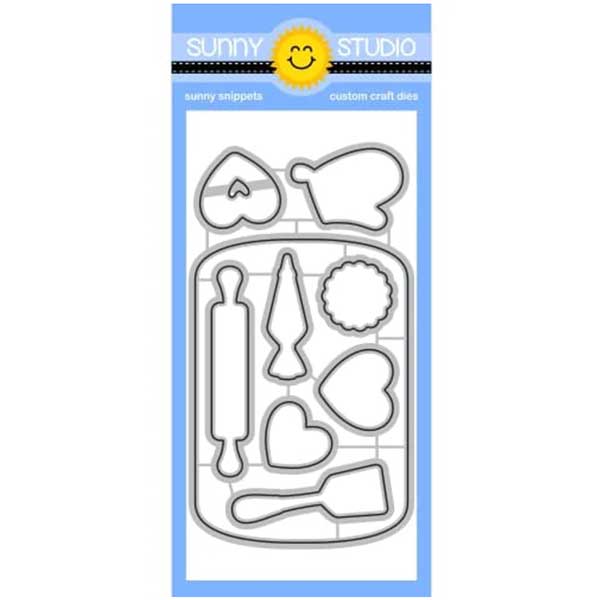 Sunny Studio Stamps Baked With Love Dies