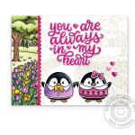 Sunny Studio Stamps Penguin Pair Stamps