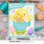 Pretty Pink Posh Mini Checker Stencil