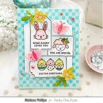 Pretty Pink Posh Mini Checker Stencil