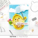 Pretty Pink Posh Raindrops Stencil