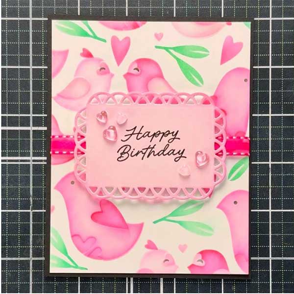 Papertrey Ink Wings of Love Stencil Collection