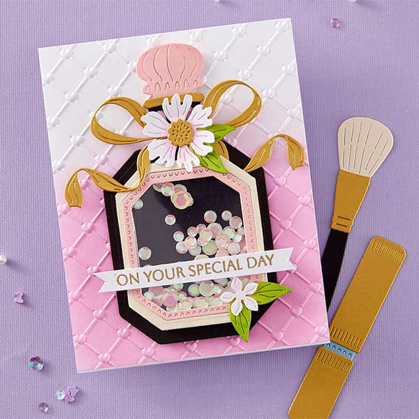 Spellbinders Cross My Heart 3D Embossing Folder
