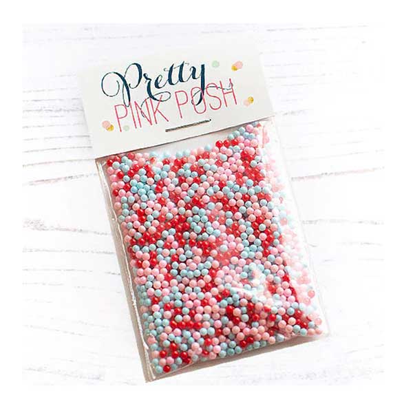 Pretty Pink Posh Love is Kind Shaker Beads