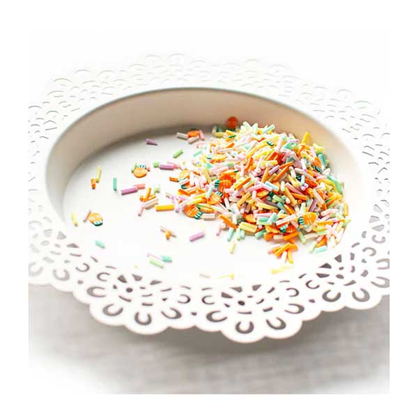 Pretty Pink Posh Spring Carrots Clay Confetti