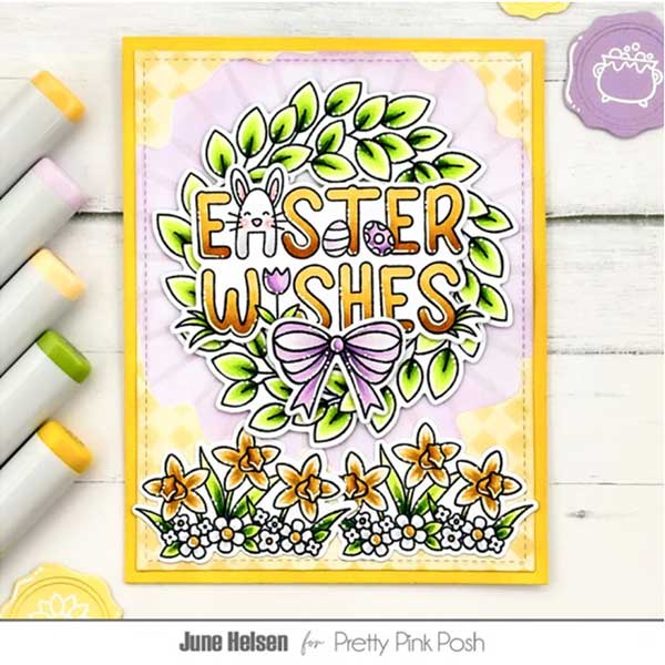 Pretty Pink Posh Easter Word Scenes Dies