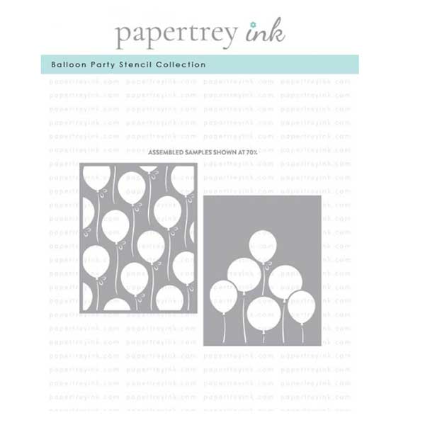 Papertrey Ink Balloon Party Stencil Collection