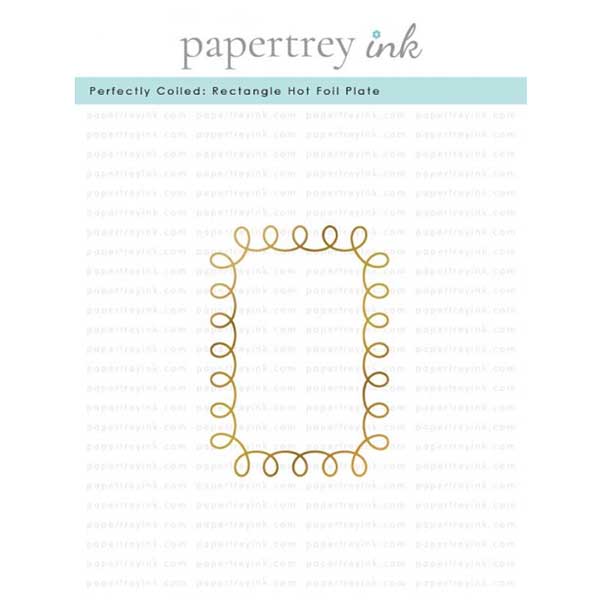 Papertrey Ink Perfectly Coiled: Rectangle Hot Foil Plate