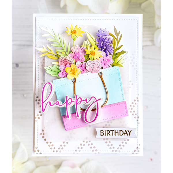 Papertrey Ink Dotted Diamonds Stencil Collection