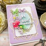 Papertrey Ink Filigree Frame Hot Foil Plate