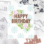 Papertrey Ink Cover Plate: Geo Flowers Die