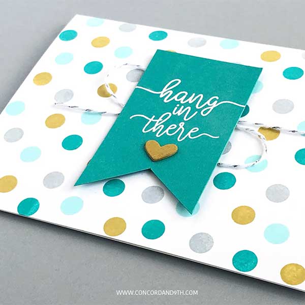 Concord &amp; 9th Scattered Dots Turnabout Stamp