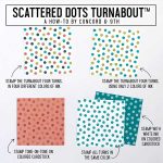 Concord & 9th Scattered Dots Turnabout Stamp