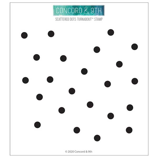 Concord &amp; 9th Scattered Dots Turnabout Stamp