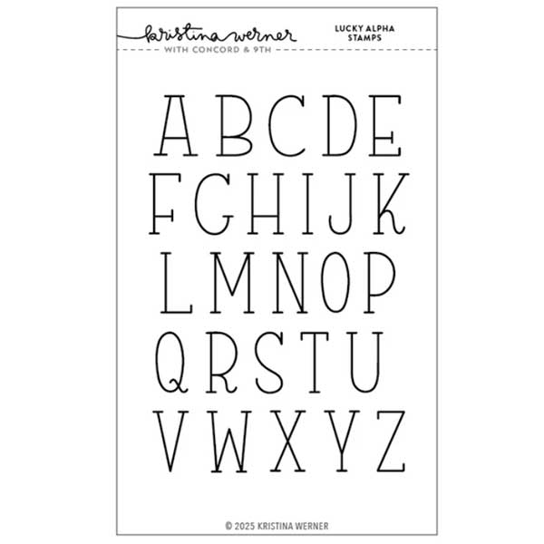 Concord &amp; 9th - Kristina Werner Lucky Alpha Stamps