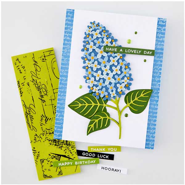 Hero Arts Birdsong Script Stamp