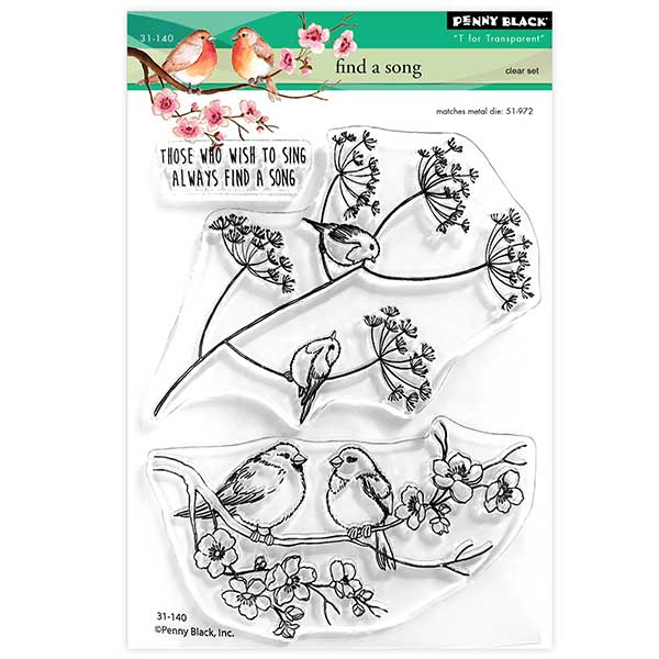 Penny Black Find A Song Stamp Set