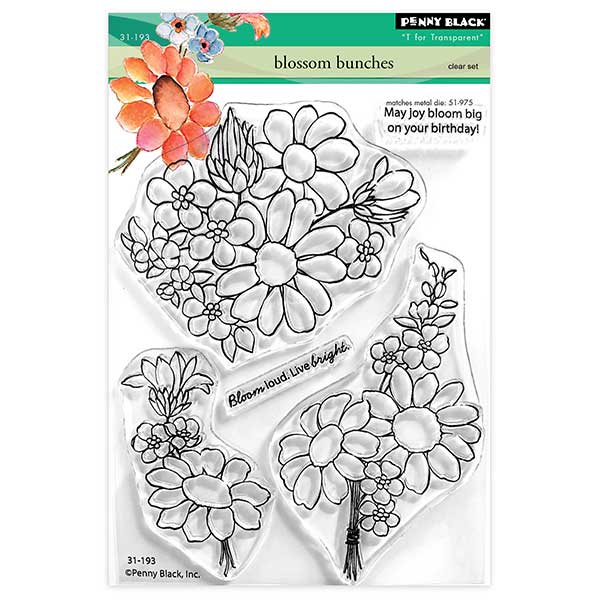 Penny Black Blossom Bunches Stamp Set