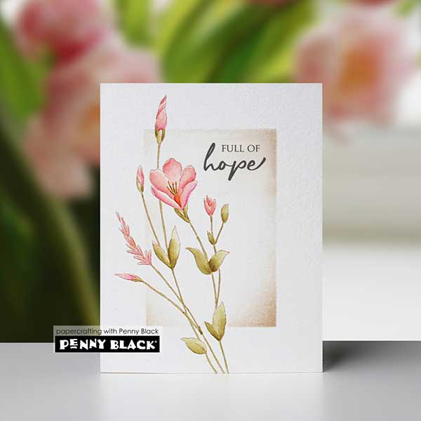 Penny Black Soft Petals Cut Out