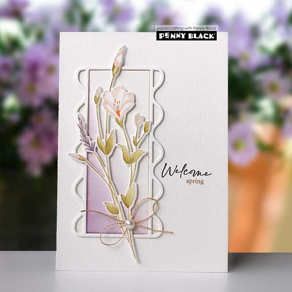 Penny Black Soft Petals Stamp