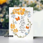 Penny Black Floral Smile Stamp