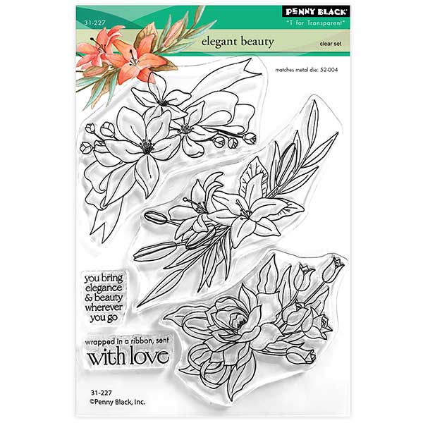 Penny Black Elegant Beauty Stamp Set