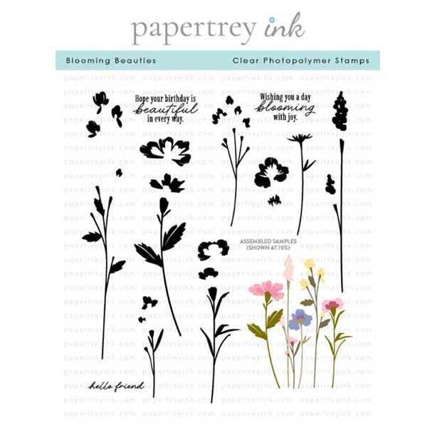 Papertrey Ink Blooming Beauties Stamp