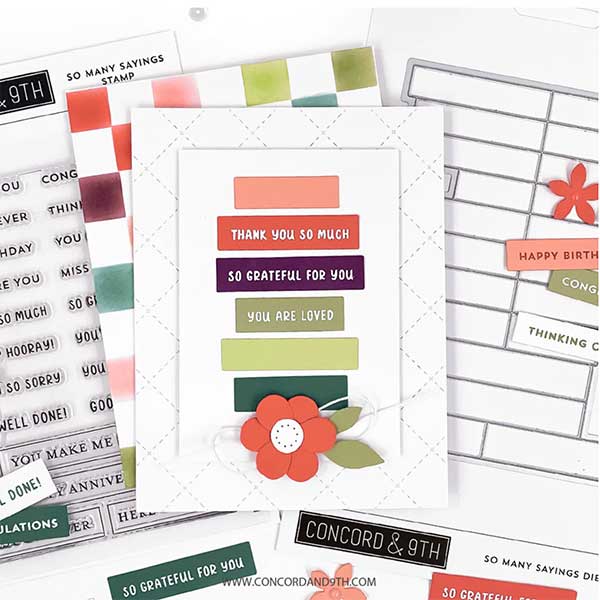 Concord &amp; 9th So Many Sayings Dies <span style="color:red;">Reserve–coming soon</span>