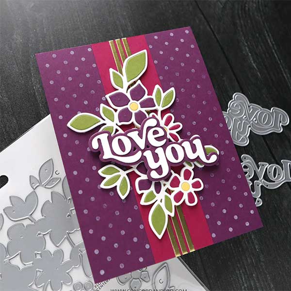 Concord &amp; 9th - Kristina Werner Daphne's Flowers Inlay Dies