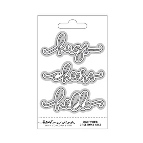 Concord &amp; 9th - Kristina Werner One Word Greetings Dies