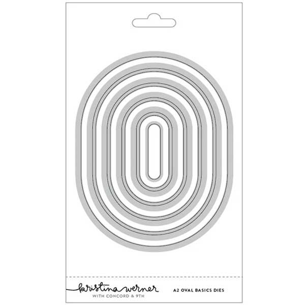 Concord &amp; 9th - Kristina Werner A2 Oval Basics Dies