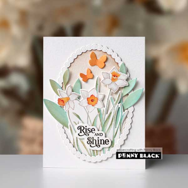 Penny Black Greenery Die