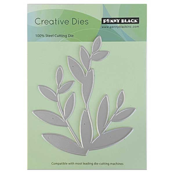 Penny Black Greenery Die