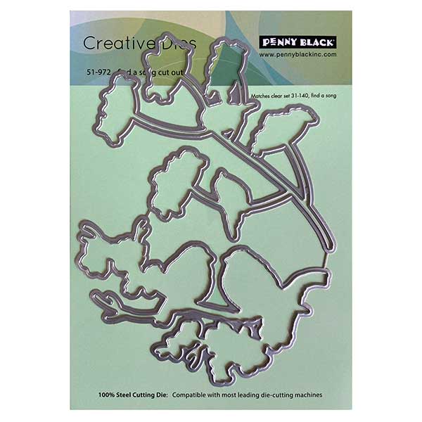 Penny Black Find A Song Cut Outs