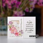 Penny Black Floral Smile Stamp