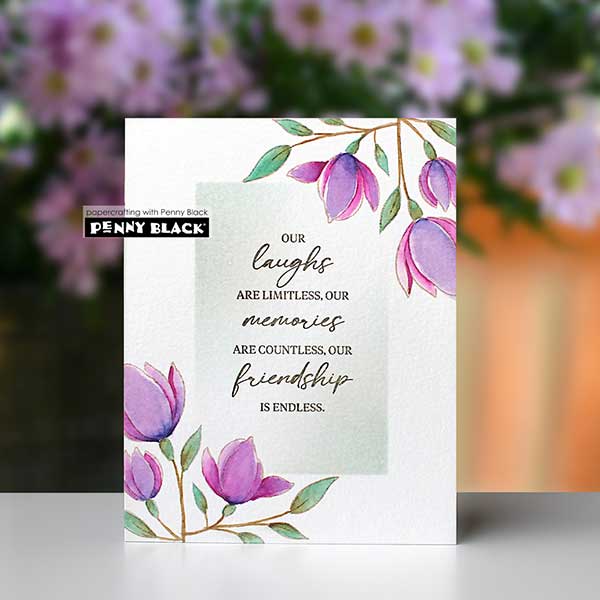 Penny Black Dear Friend Sentiment Cut Outs