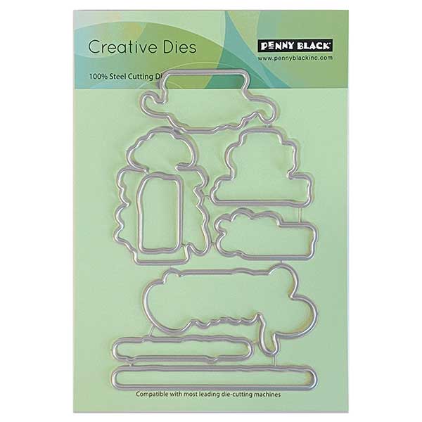 Penny Black Dear Friend Sentiment Cut Outs