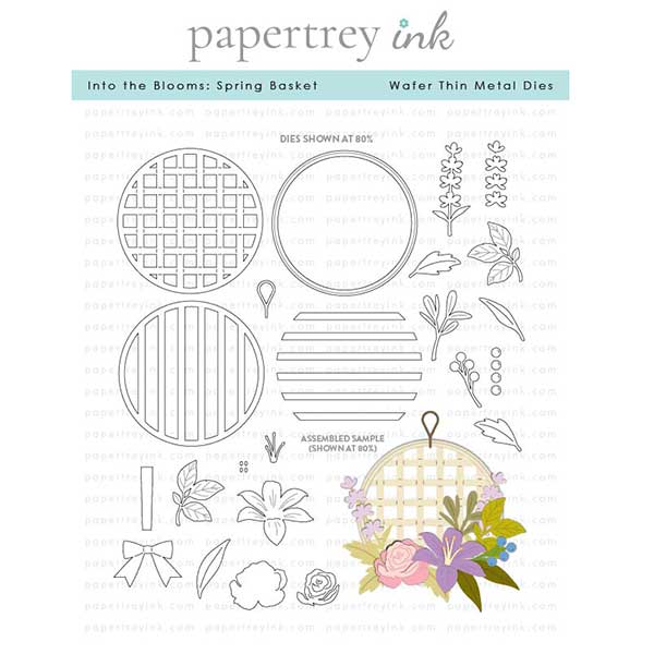 Papertrey Ink Into the Blooms: Spring Basket Dies