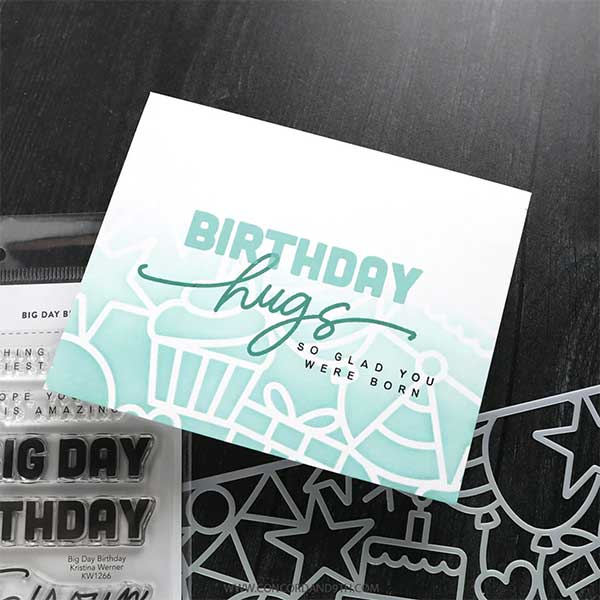 Concord &amp; 9th - Kristina Werner Big Day Birthday Stencil Pack