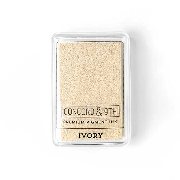 Concord &amp; 9th Ink Pad: Ivory